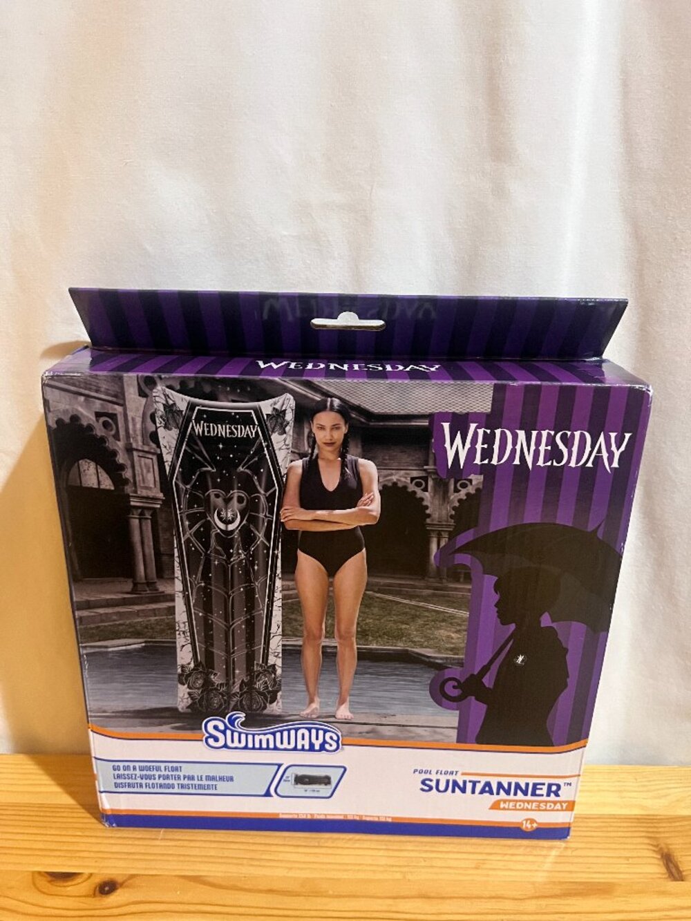 Swimways Wednesday Swim Tube Pool Float, Inflatable Pool Floats & Kids Pool Toys